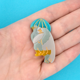 Pigeons hair clip