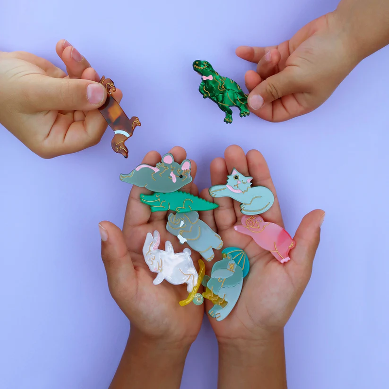 Pigeons hair clip