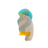 Pigeons hair clip
