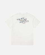 Plaid Two Flower Tee - White