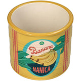 Planter Banana Dolomite Yellow 9.8x9.8x8.7cm