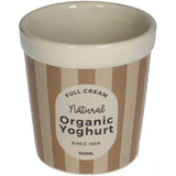Planter Yoghurt Natural Fine Earthenware Brown 9.7x9.7x10.4cm