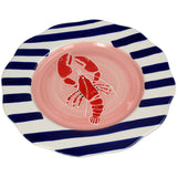 Plate Lobster Stoneware Multi 25.8x25x2.6cm
