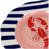 Plate Lobster Stoneware Multi 25.8x25x2.6cm