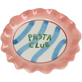 Plate Pasta Club Stoneware Multi 21.3x21.3x2.2cm