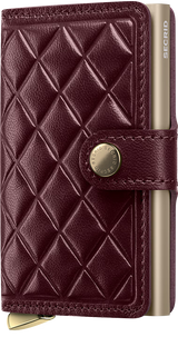 Premium Miniwallet+ Emboss Diamond Bordeaux