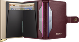 Premium Miniwallet+ Emboss Diamond Bordeaux