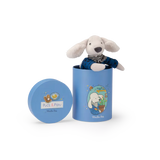  Puce & Pilou Poupée chien Pilou bleu (en boîte) 
