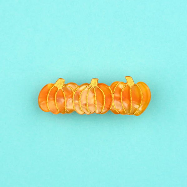 Pumpkin hair clip