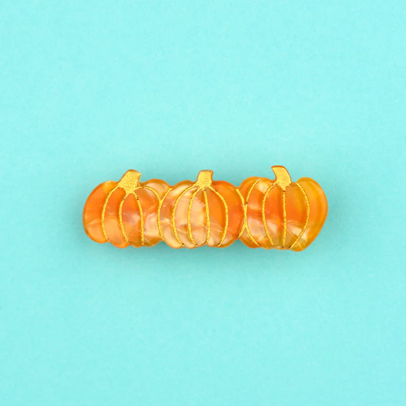 Pumpkin hair clip