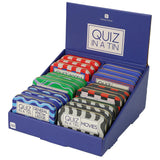 QUIZ IN A TIN MIXED POS OF 18 (3 OF EACH TITLE)