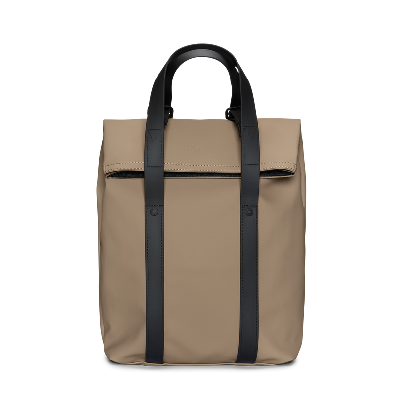 Rains 2 Way Tote Backpack Mini W3 Beige