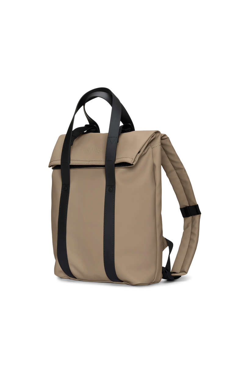 Rains 2 Way Tote Backpack Mini W3 Beige