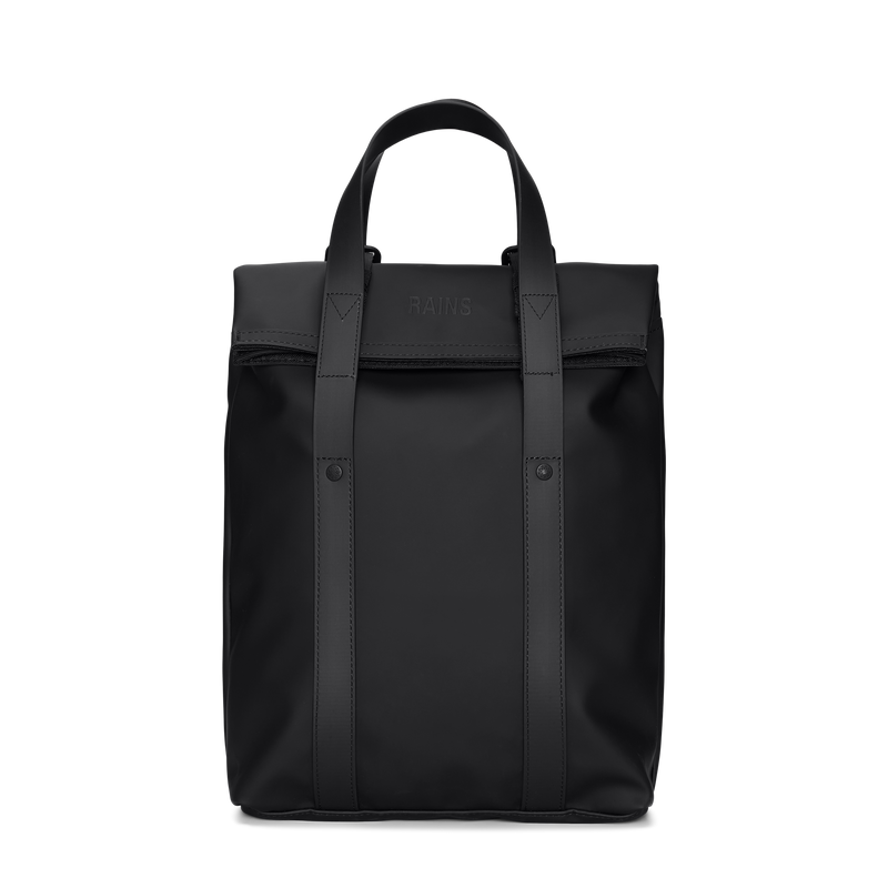 Rains 2 Way Tote Backpack Mini W3 Black