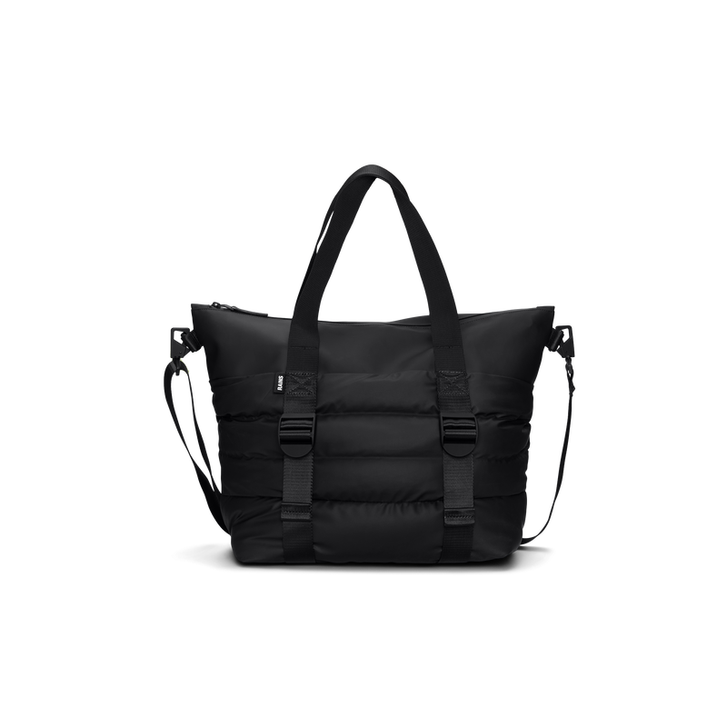Rains Puffer Mix Tote Bag Mini W3 Black