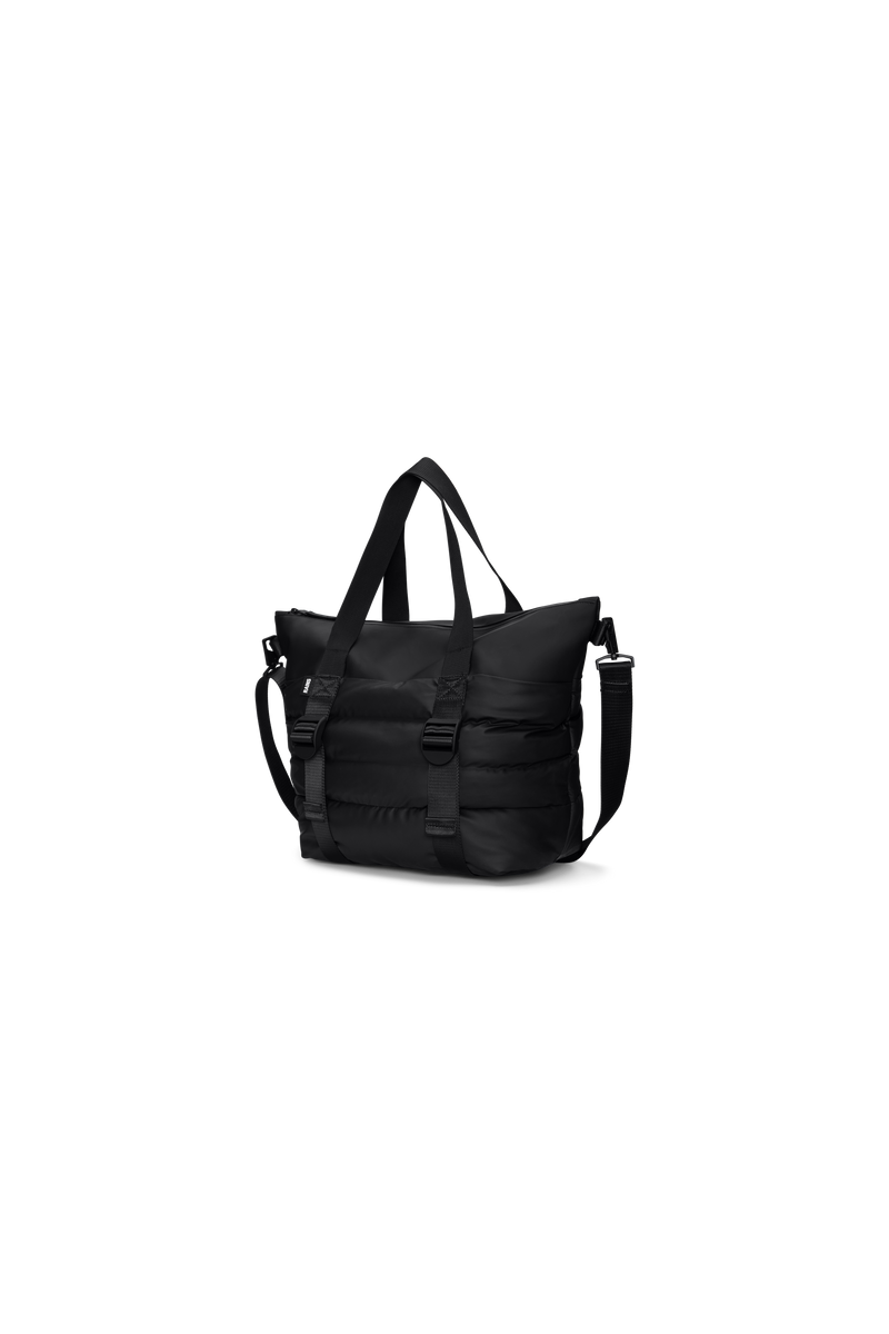 Rains Puffer Mix Tote Bag Mini W3 Black