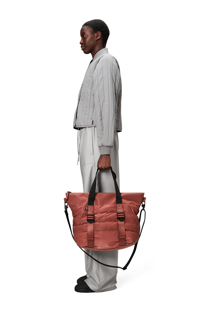 Rains Puffer Mix Tote Bag Mini W3 Honor