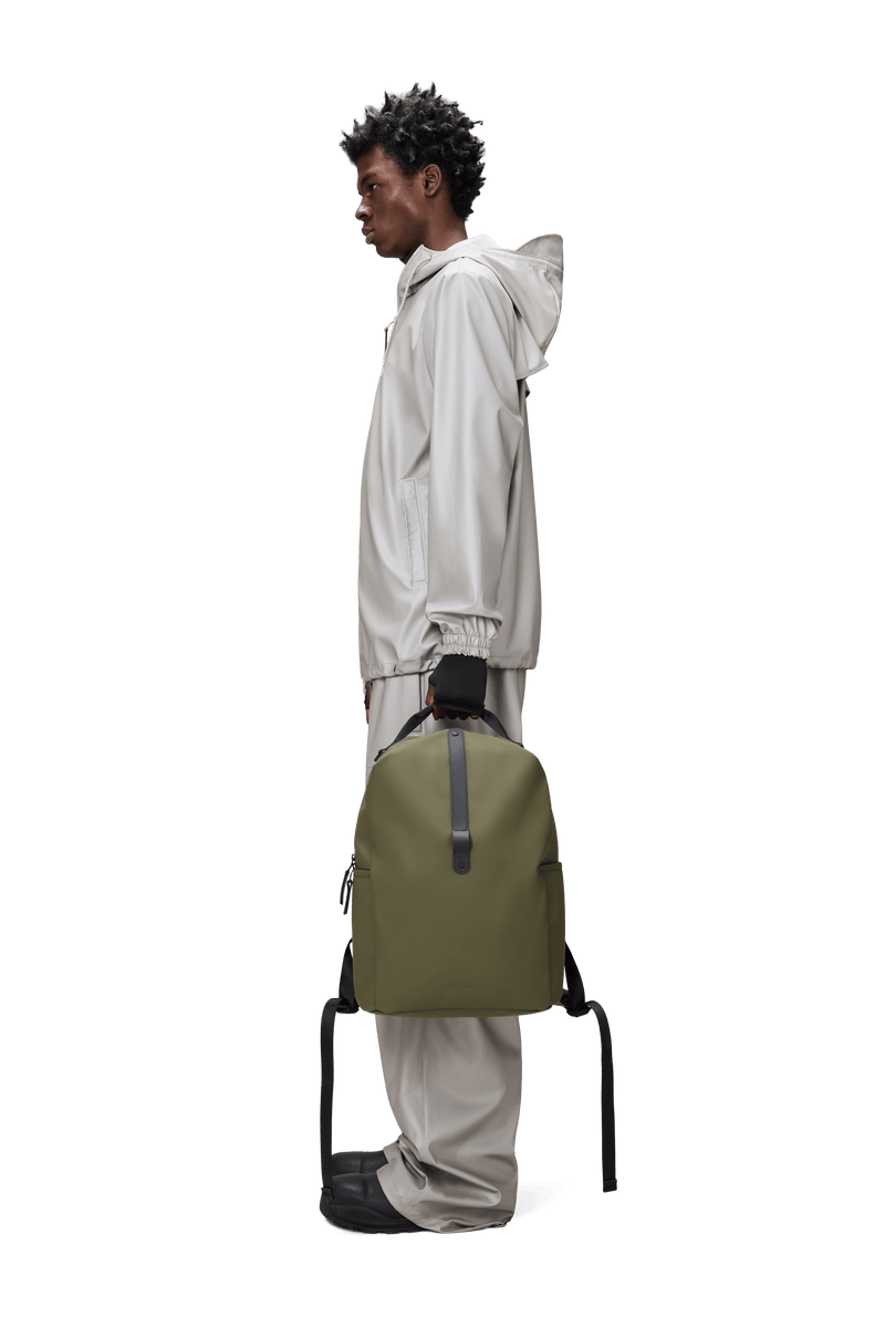 Rains Clip Front Backpack W3 Marsh
