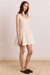 RAVEN MINI NIGHT DRESS - WHITE