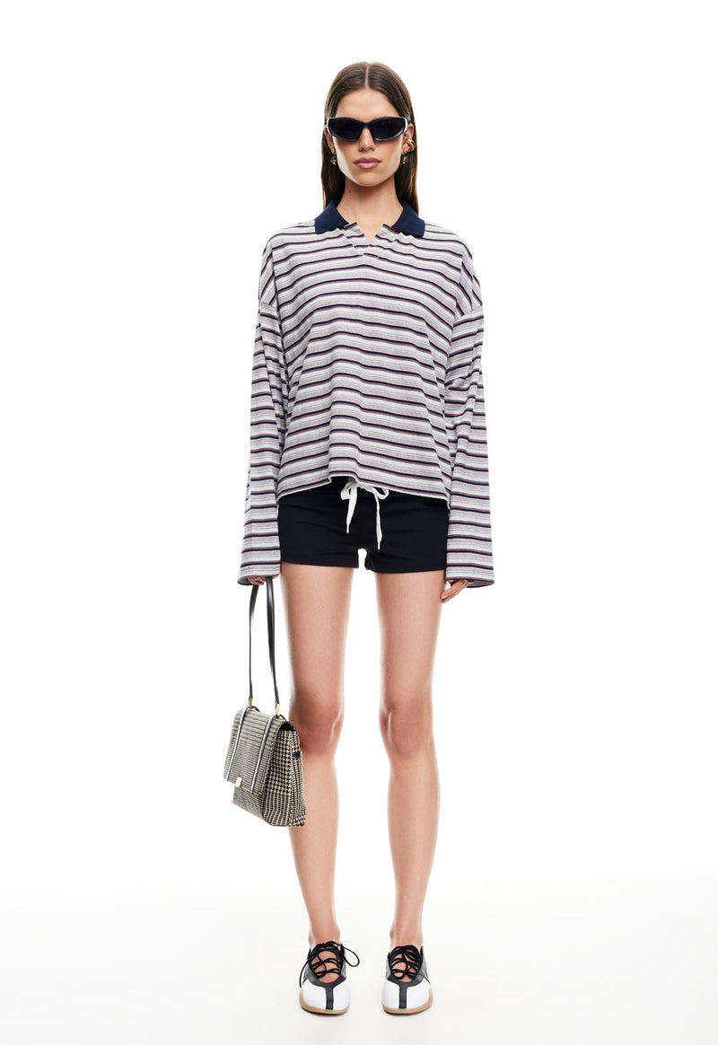 REBELS JERSEY - NOIR STRIPE