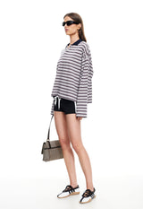 REBELS JERSEY - NOIR STRIPE