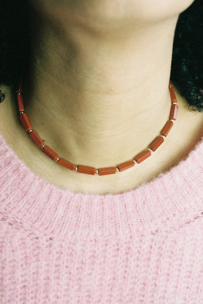 RED JASPER NECKLACE