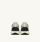 REELWIND LOW SNEAKERS IN BLACK NYLON AND SUEDE (WOMAN)