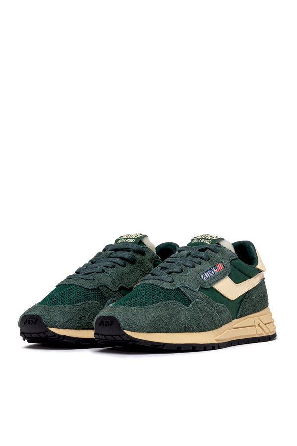 REELWIND LOW SNEAKERS IN NET BOTTLE AND RUTA SUEDE (MAN)