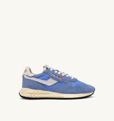 REELWIND LOW SNEAKERS IN NYLON AND SUEDE DELLA ROBBIA BLUE AND WHITE (MAN)