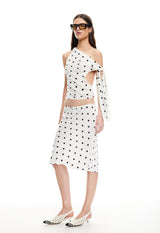 REVIVAL CAMI - CREAM POLKA