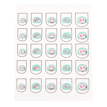 Children's nail stickers - Mouse Ballet