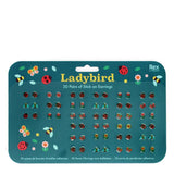 Stick on earrings (30 pairs) - Ladybird