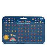 Stick on earrings (30 pairs) - Cosmic Love