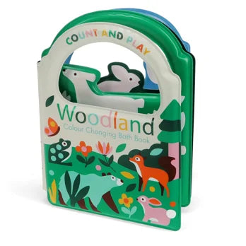 Colour changing bath book - Woodland