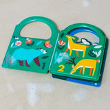 Colour changing bath book - Woodland