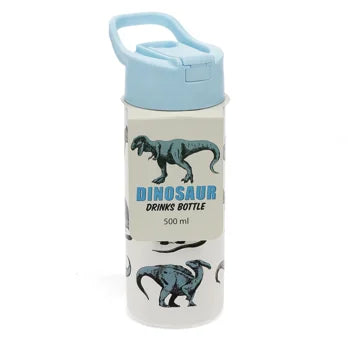 Stainless steel bottle with push button lid 500ml