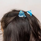 Mini hair claw clips (set of 2) - Dolphins