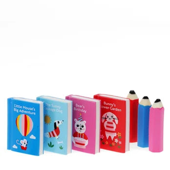 Erasers (set of 7) - Animal Tales