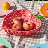 Woven fruit basket - Strawberry