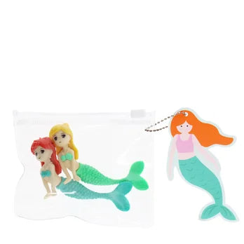 Erasers (set of 2) - Mermaid