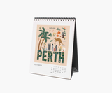 Rifle Paper Co. 2025 Desk Calendar Greetings from Around the World