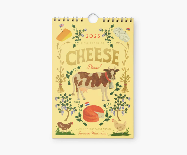 Rifle Paper Co. 2025 Kitchen Calendar Cheese