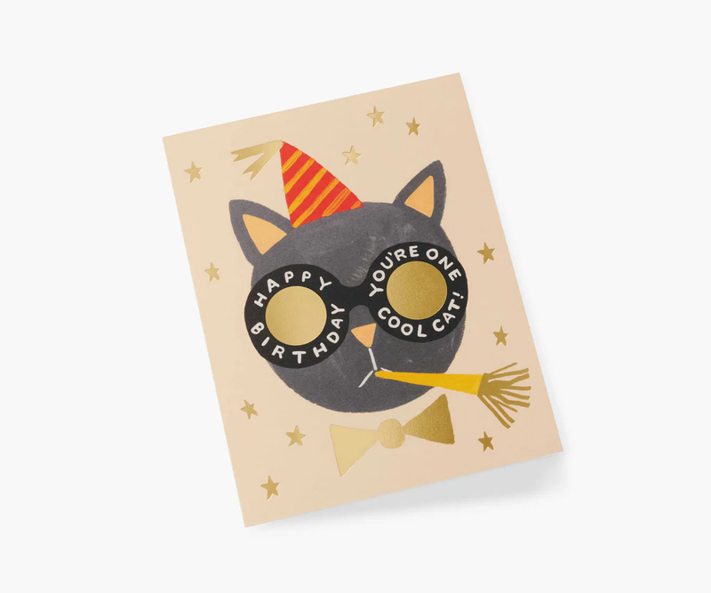 Rifle Paper Co. Birthday Cat Card