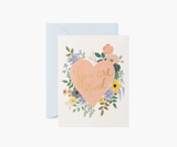 Rifle Paper Co. You Are Loved Heart Card