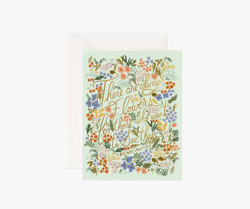 Rifle Paper Co. Matisse Quote Card