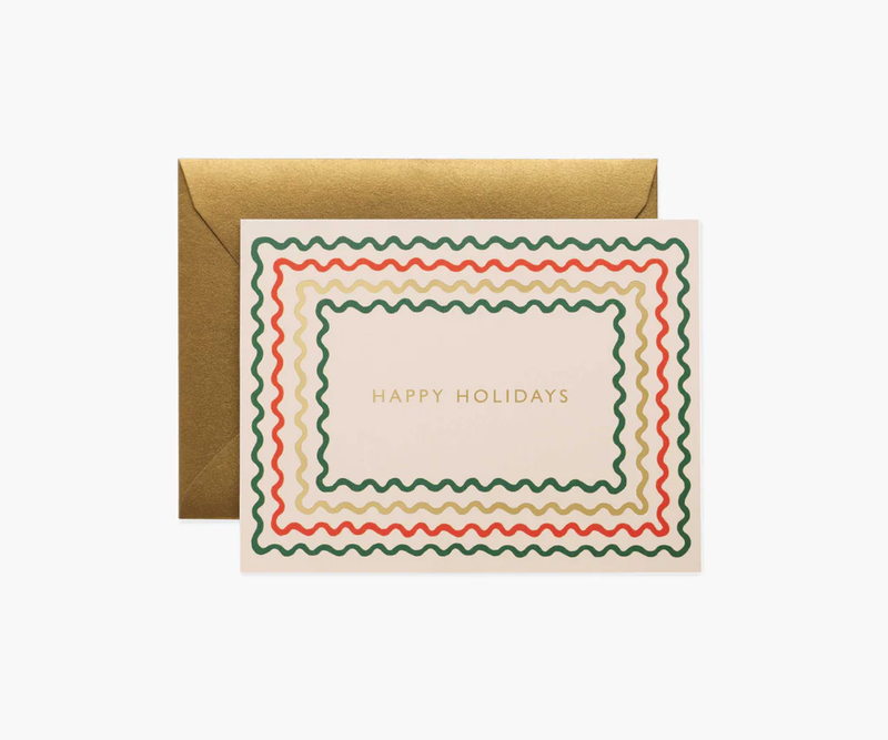 Rifle Paper Co. Holiday Ribbon Card