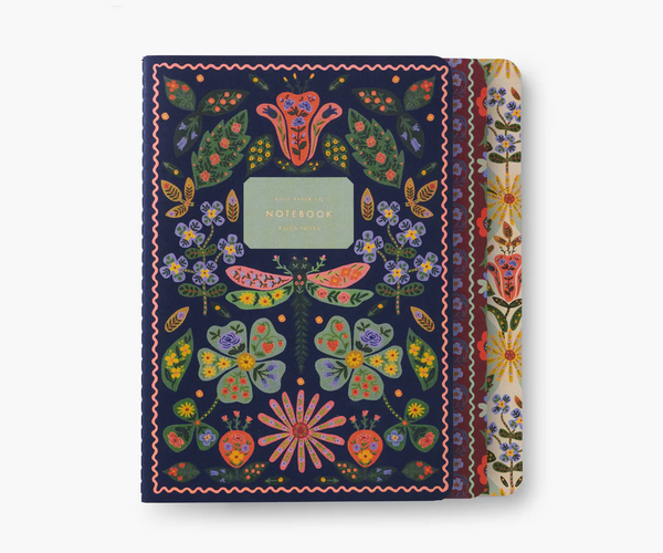 Rifle Paper Co. Stitched Notebook Set Posy