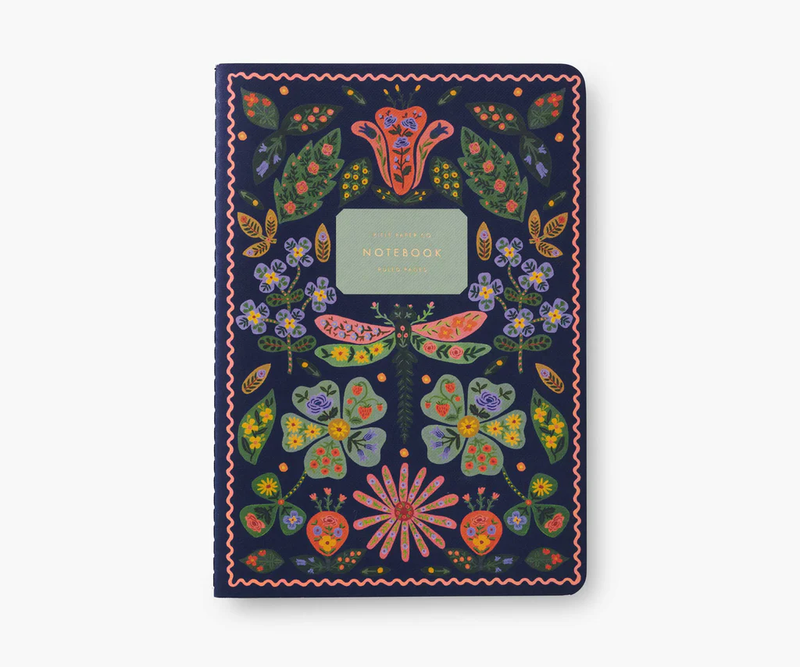 Rifle Paper Co. Stitched Notebook Set Posy