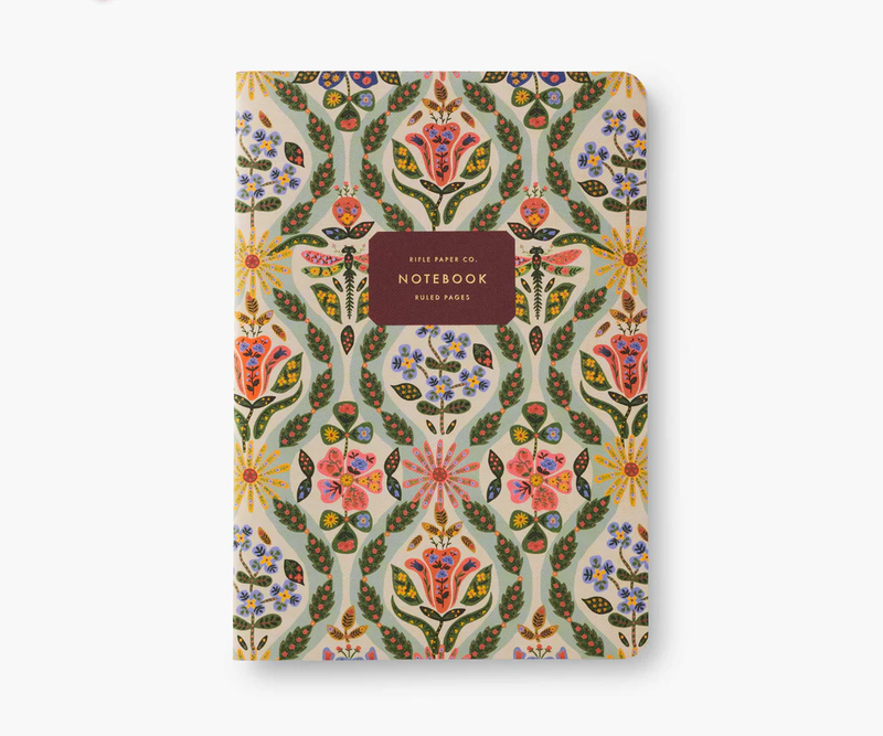 Rifle Paper Co. Stitched Notebook Set Posy