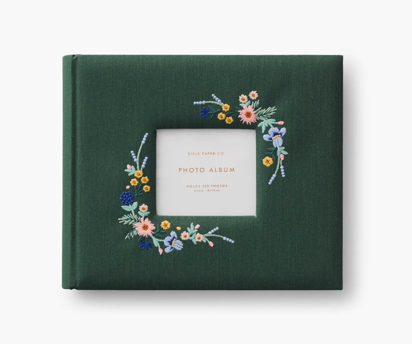 Rifle Paper Co. Wildwood Embroidered Heirloom Photo Album